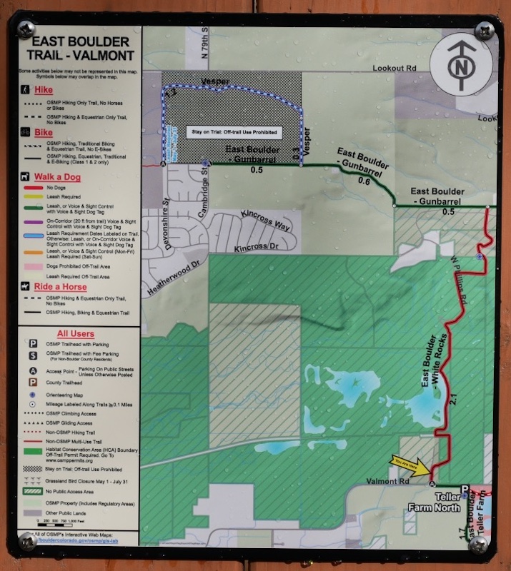 East Boulder Trail, Teller Farm North, Boulder (December 2025)