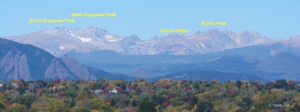 High Peaks of Indian Peaks Wilderness