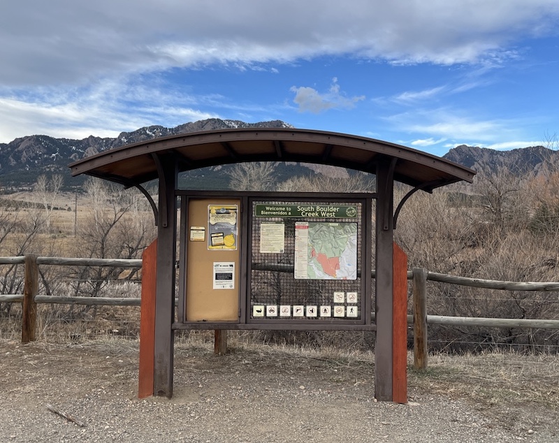South Boulder Creek West Trail, Boulder, Colorado (December 2024)