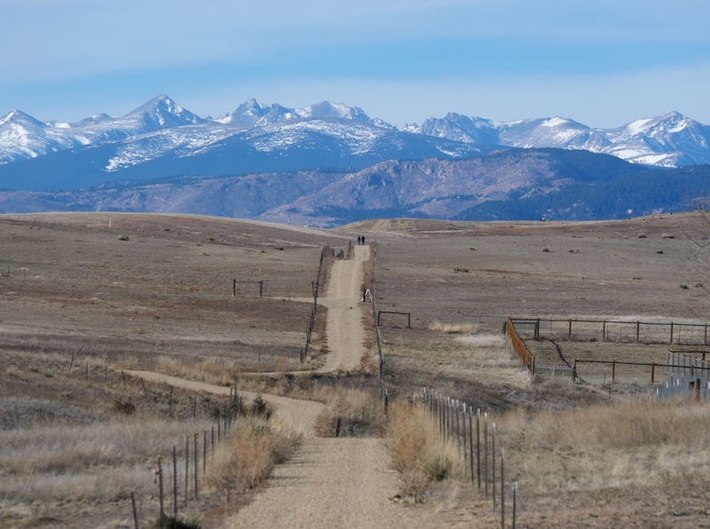 Rolling Trail Leading Toward the Indian Peaks Wilderness Mountains in Late December, Colorado (December 2025)