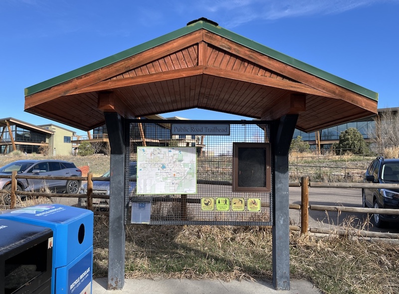 S Public Rd Trailhead, Coal Creek Trail, Lafayette, Colorado (March 2025)